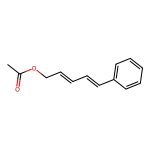 2,4-Pentadien-1-ol, 5-phenyl-, 1-acetate structure