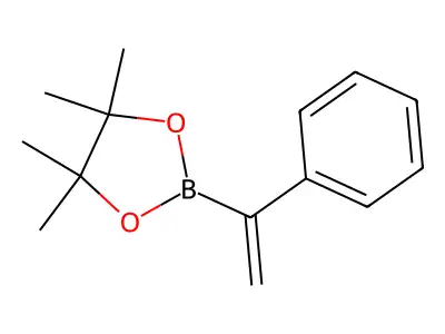 4,4,5,5-tetramethyl-2-((E)-2-phenylethenyl)-1,3,2-dioxaborolane structure