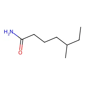 5-Methylheptanamide structure