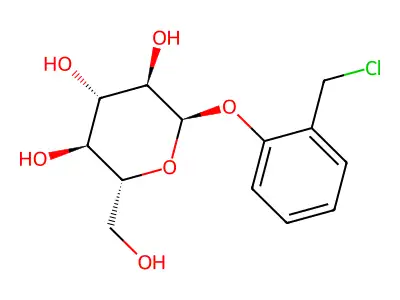 alpha-D-Glucopyranoside, 2-(chloromethyl)phenyl structure