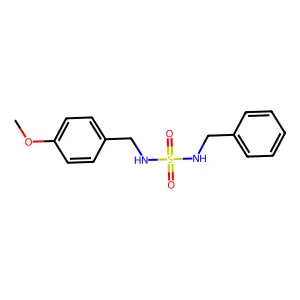 (Benzylsulfamoyl)((4-methoxyphenyl)methyl)amine structure
