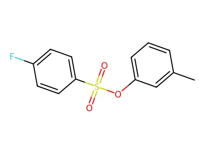 3-Methylphenyl 4-fluorobenzenesulfonate structure