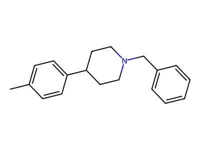 1-Benzyl-4-(4-methylphenyl)piperidine structure