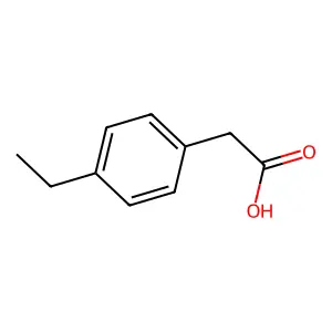(4-Ethylphenyl)acetic acid structure