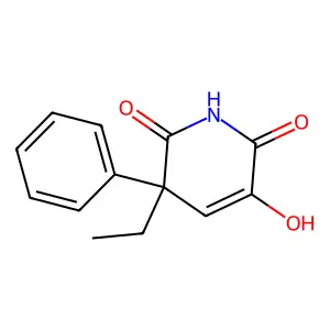 3-Ethyl-5,6-dihydroxy-3-phenylpyridin-2(3H)-one structure