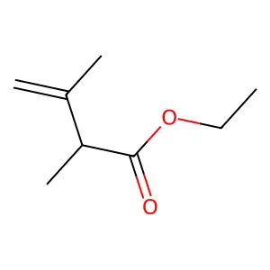 Ethyl 2,3-dimethyl-3-butenoate structure