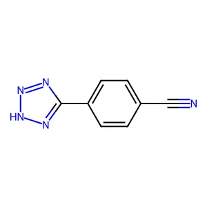 4-(2H-Tetrazol-5-yl)benzonitrile structure