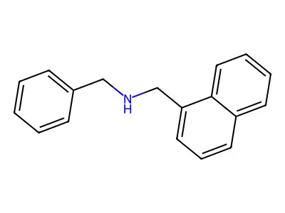 Benzylnaphthalen-1-ylmethylamine structure