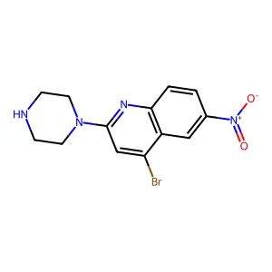 4-Bromo-6-nitroquipazine structure