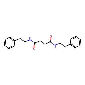 Butanediamide, N,N'-bis(2-phenylethyl)- structure