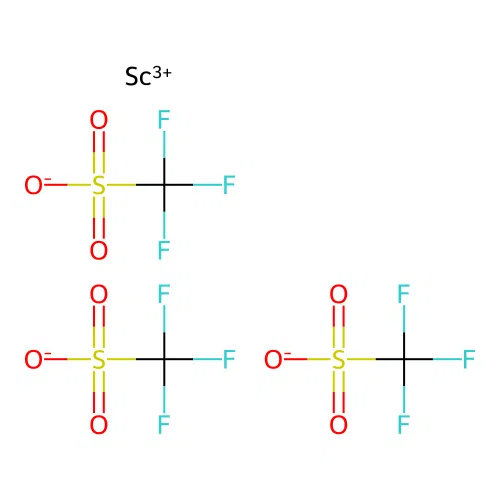 Scandium(III) triflate structure