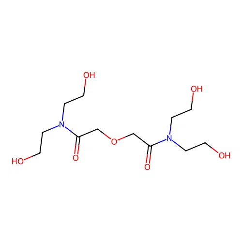 2-[2-[bis(2-hydroxyethyl)amino]-2-oxoethoxy]-N,N-bis(2-hydroxyethyl)acetamide structure