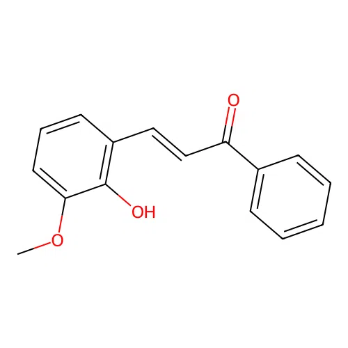 2-Hydroxy-3-methoxychalcone structure
