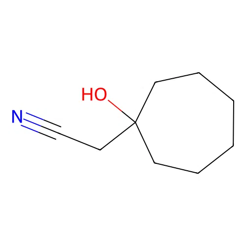 2-(1-Hydroxycycloheptyl)acetonitrile structure