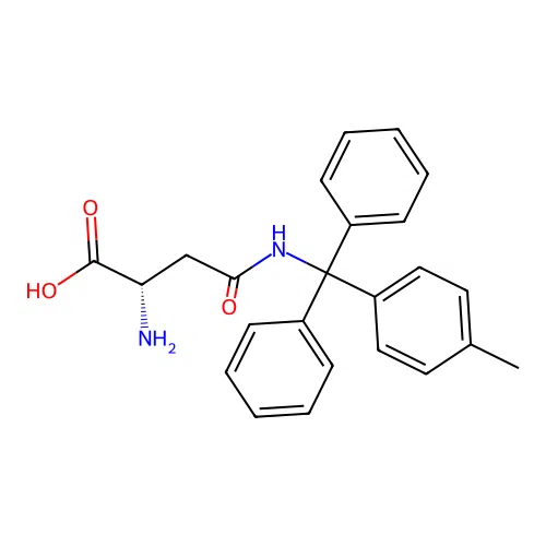 H-Asn(Mtt)-OH structure