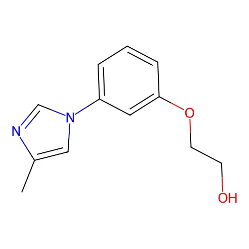 2-[3-(4-Methylimidazol-1-yl)phenoxy]ethanol structure
