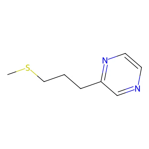 [(Methylthio)propyl]pyrazine structure