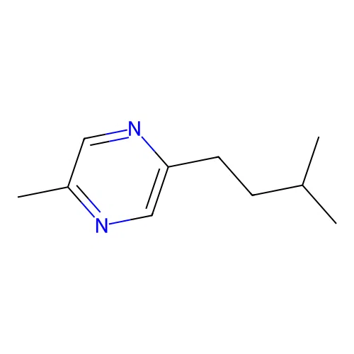 2-Methyl-5-isopentylpyrazine structure
