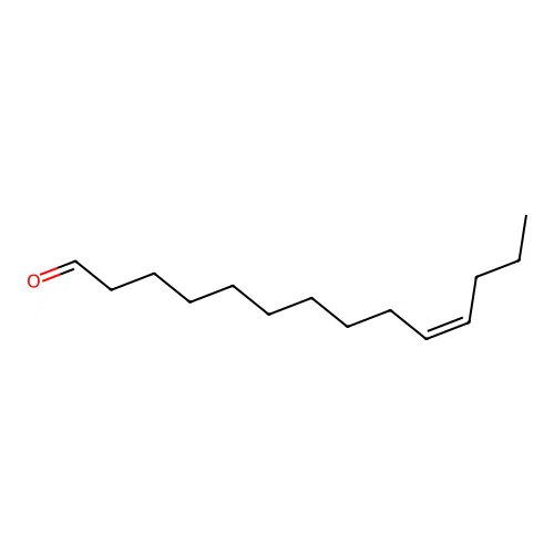 (Z)-tetradec-10-enal structure