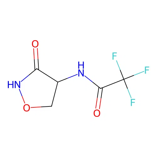 4-(Trifluoroacetamido)-3-isoxazolidone structure