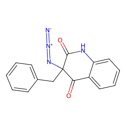 3-azido-3-benzyl-1H-quinoline-2,4-dione structure