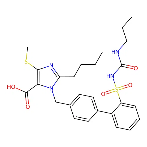 Fonsartan free acid structure