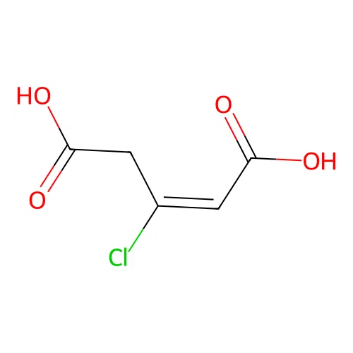 3-Chloropent-2-enedioic acid structure