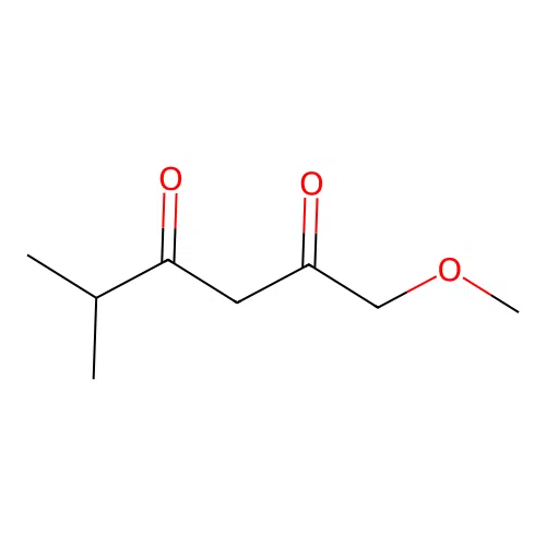 1-Methoxy-5-methylhexane-2,4-dione structure