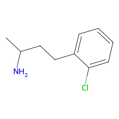 4-(2-Chlorophenyl)butan-2-amine structure