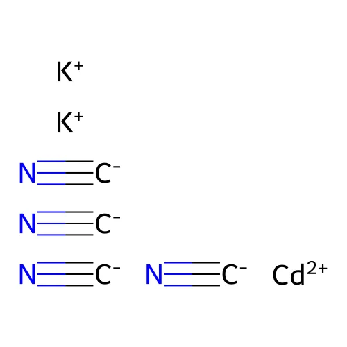 Cadmium potassium cyanide structure