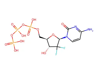 Gemcitabine triphosphate structure