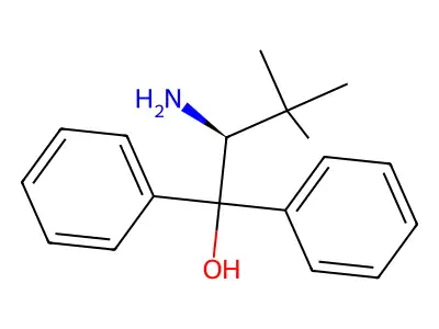 2-Amino-3,3-dimethyl-1,1-diphenyl-butan-1-ol structure