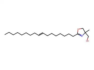 4-Oxazolemethanol, 2-(8-heptadecen-1-yl)-4,5-dihydro-4-methyl- structure