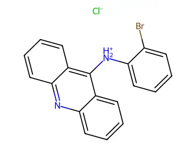 9-Acridinamine, N-(2-bromophenyl)-, monohydrochloride structure
