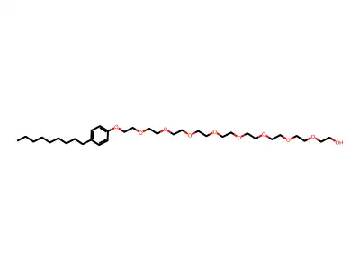 Nonaethylene Glycol Nonylphenyl Ether structure