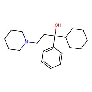 Trihexyphenidyl structure