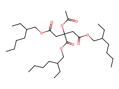 Acetyl Trioctyl Citrate structure