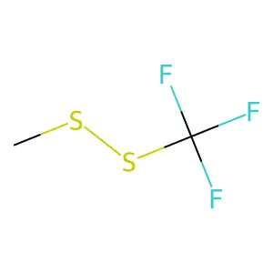 Methyl trifluoromethyl disulfide structure