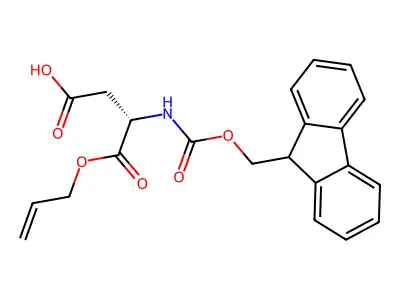 (R)-3-((((9H-fluoren-9-yl)methoxy)carbonyl)amino)butanoic acid structure
