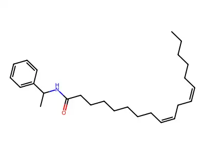 AC 223;DL-N-(alpha-Methylbenzyl)linoleamide structure