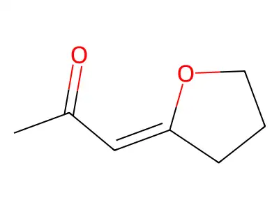 2-(Acetylmethylene)tetrahydrofuran structure