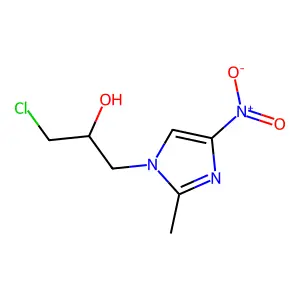 1-(3-Chloro-2-hydroxypropyl)-2-methyl-4-nitroimidazole structure