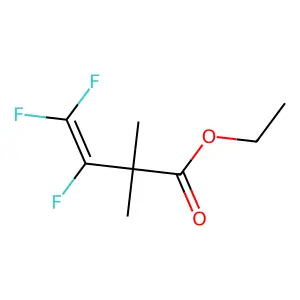 Ethyl 3,4,4-trifluoro-2,2-dimethylbut-3-enoate structure