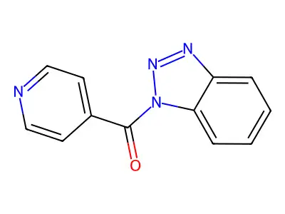 1-(4-Pyridylcarbonyl)benzotriazole structure