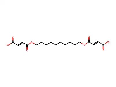 2-Butenedioic acid, 1,1a(2)-(1,10-decanediyl) ester structure