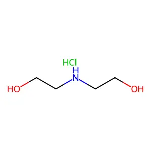 Bis(hydroxyethyl)ammonium chloride structure