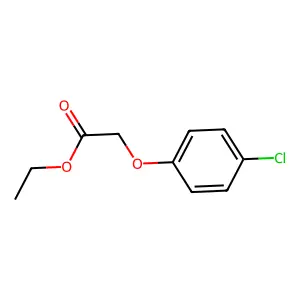 Acetic acid, (4-chlorophenoxy)-, ethyl ester structure