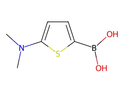 (5-(Dimethylamino)thiophen-2-yl)boronic acid structure