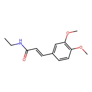 2-Propenamide, 3-(3,4-dimethoxyphenyl)-N-ethyl- structure