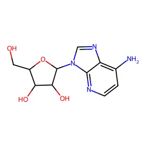 2-(7-Aminoimidazo[4,5-b]pyridin-3-yl)-5-(hydroxymethyl)oxolane-3,4-diol structure